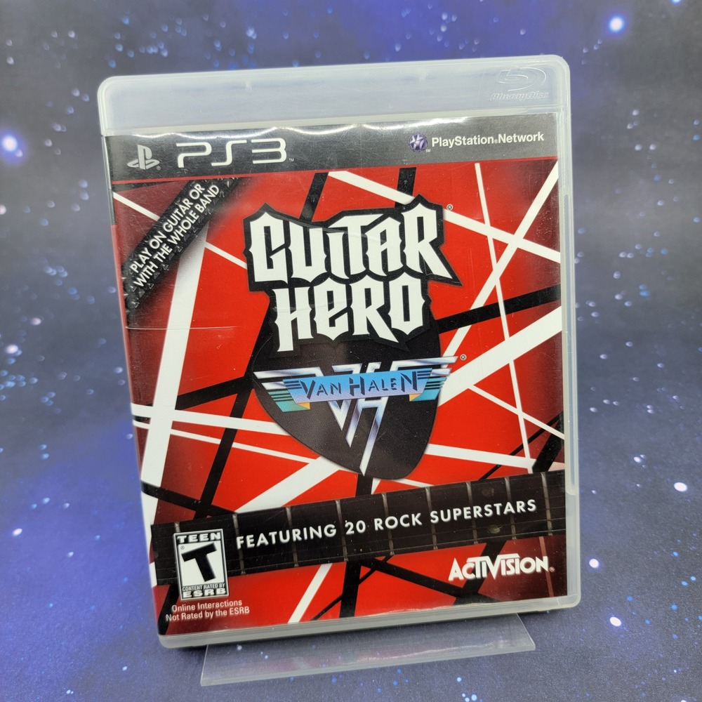 Guitar Hero Van Halen Sony PlayStation 3 PS3 Game Complete with Manual CIB